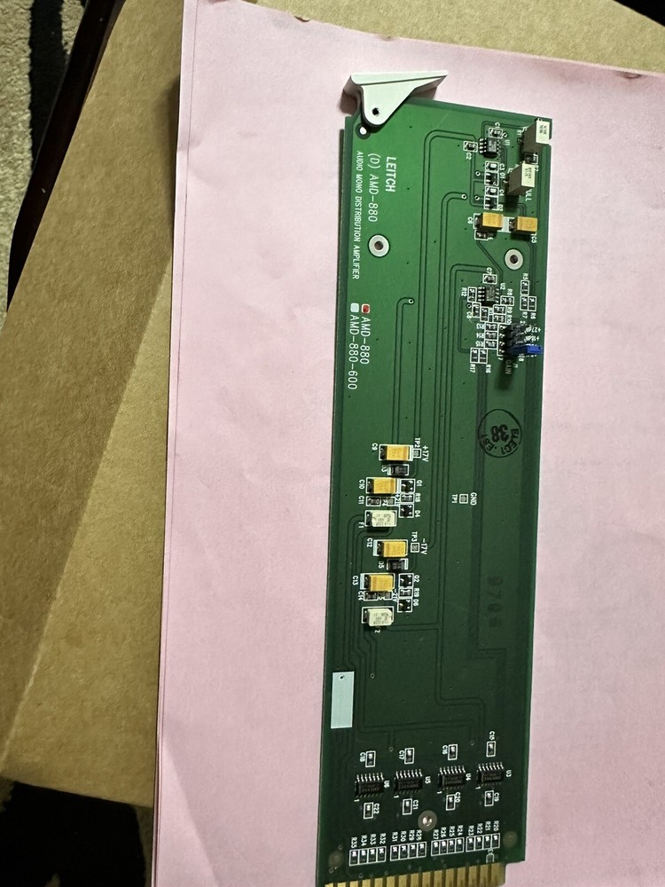 Leitch AMD-880 Lo Z Mono Audio Distribution Amplifier