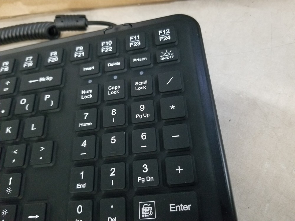 RAM MOUNTS RAM-KEY4-USB GDS KEYBOARD WITH 10-KEY NUMERIC PAD