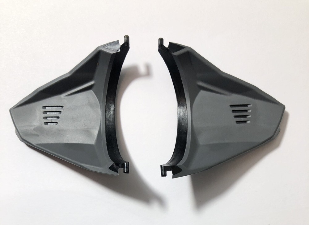 Oakley Clifden OO9440 Protective Gray/ Black Replacement Side Shields Genuine