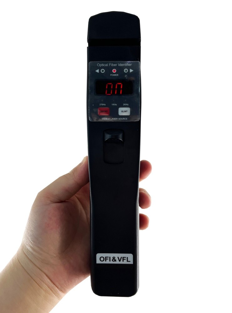 Handheld Optical Fiber Identifier Fiber Cable Tester Meter Range