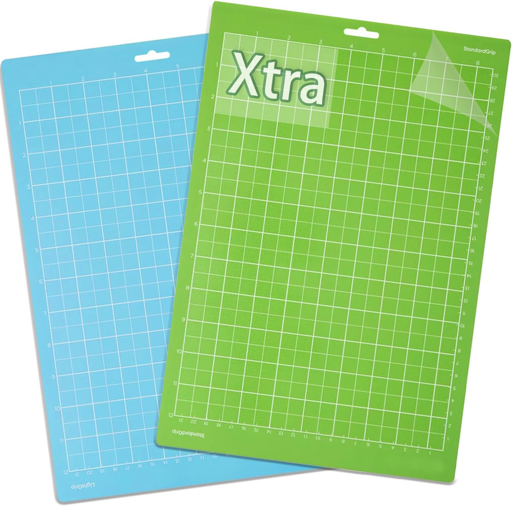 Cutting Mat Compatible with Cricut Joy Xtra, 8.5X12 Standard Grip & Light Grip A
