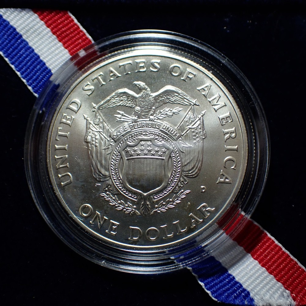 1994-D U.S. Capitol BU Commemorative 90% Silver Dollar
