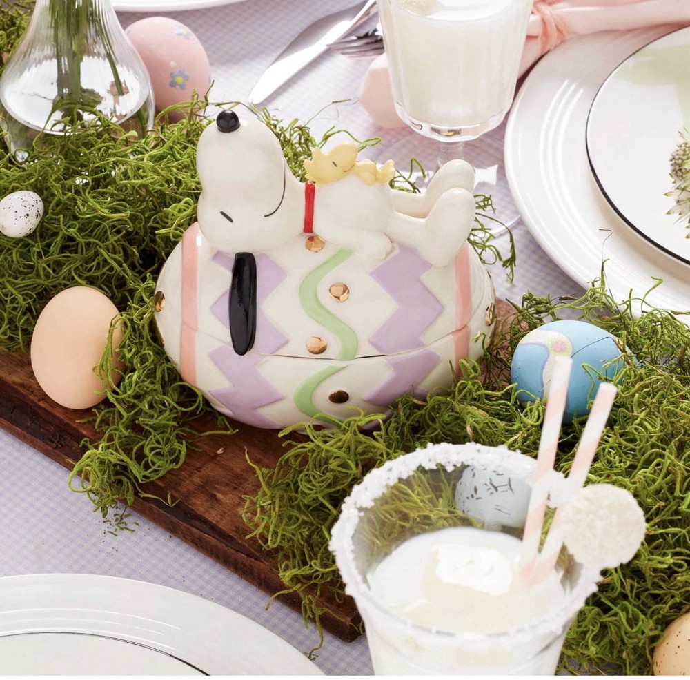 Lennox Snoopy Easter Candy Dish