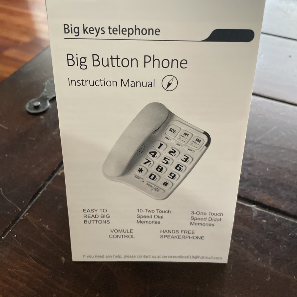 Big Keys Telephone Large Buttons New
