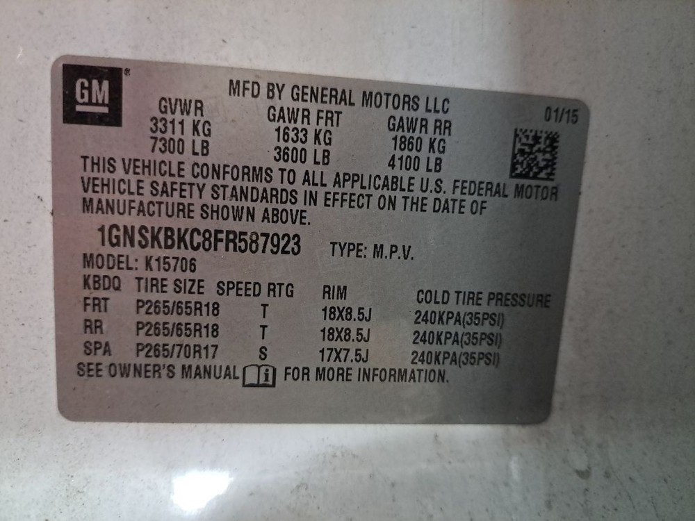 2015 Tahoe Jack Sku#4408063
