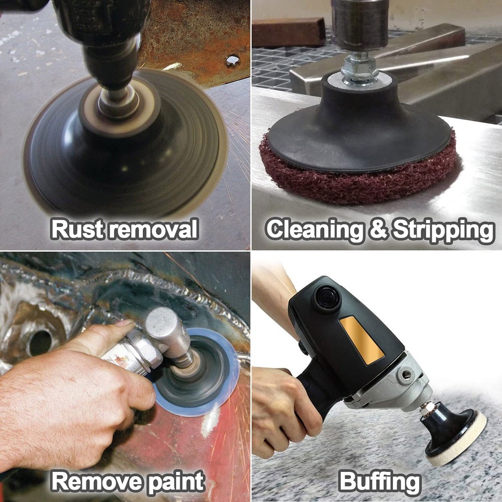 2 inch Roloc Disc Pad Holder Roll on Conditioning Sanding / 3 Pack