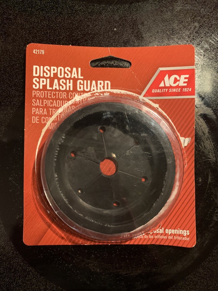 ACE Replacement Garbage Disposal Splash Guard, # 42179, *New*