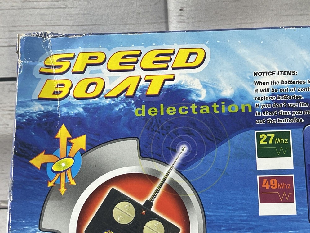 Vintage Speed Boat Powered 1:64 Scale Workmanship Full Function Radio Control