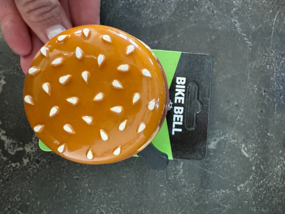 Hamburger Bicycle Bell Thumb Ringer Beach Cruiser