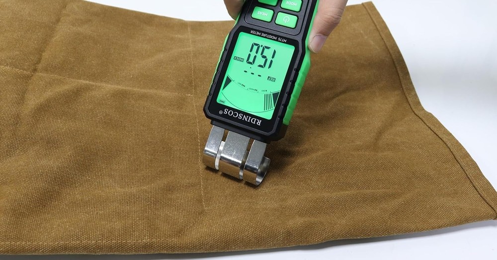 Professional Moisture Detector with Backlit LCD & REF Mode for Reliable Readings