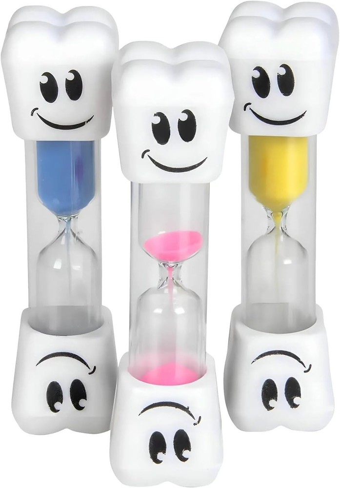 Compact 2-Minute Smile Tooth Sand Timer - Ideal Gift for Entertaining Fun