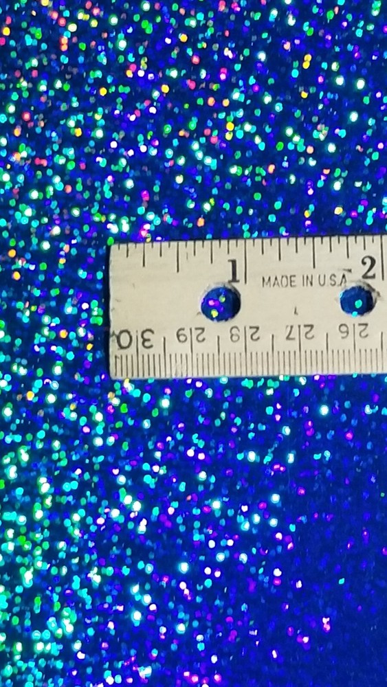 Fluorescent Blue Sequins Sign Vinyl 24" x 30ft