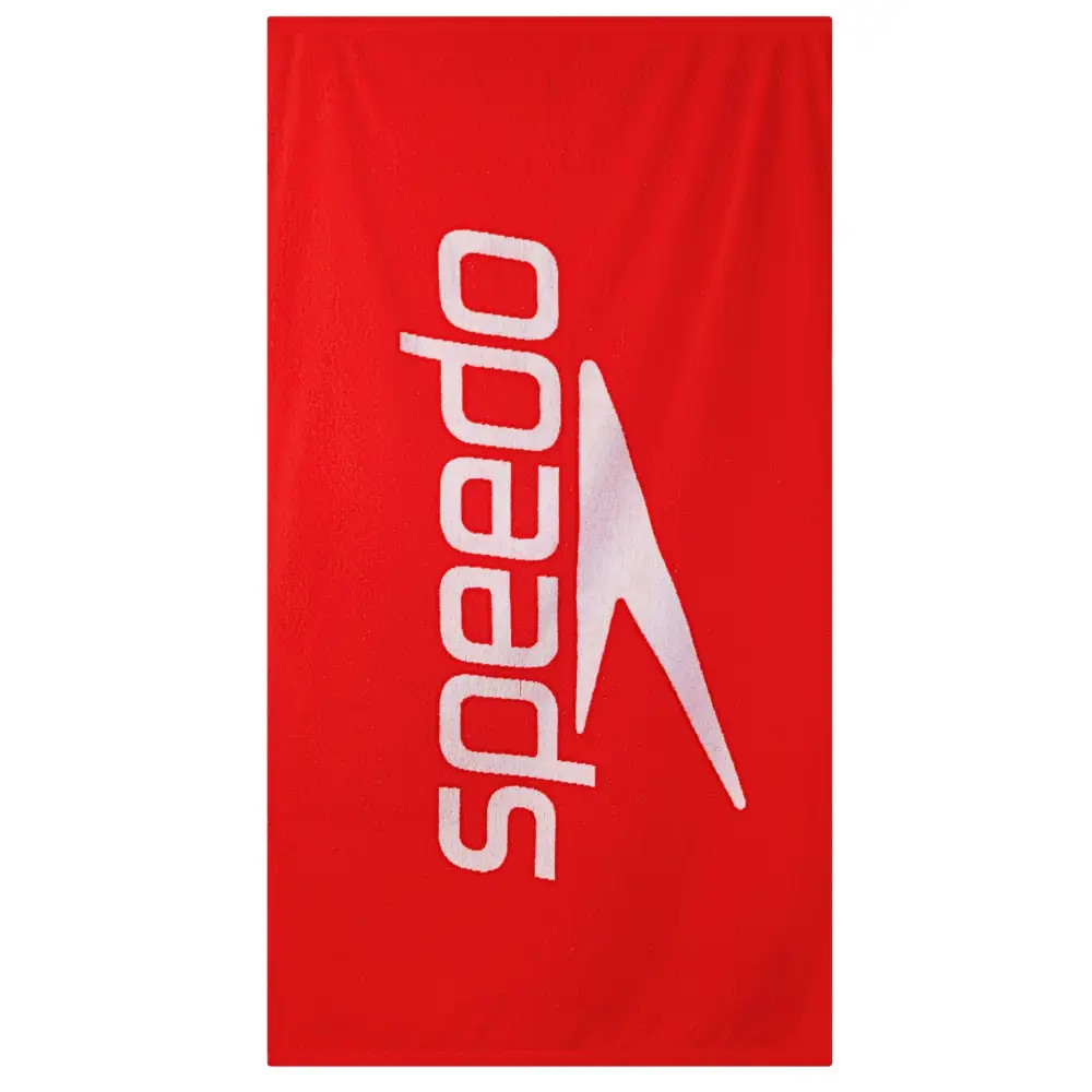 Speedo Logo Towel - Red/White