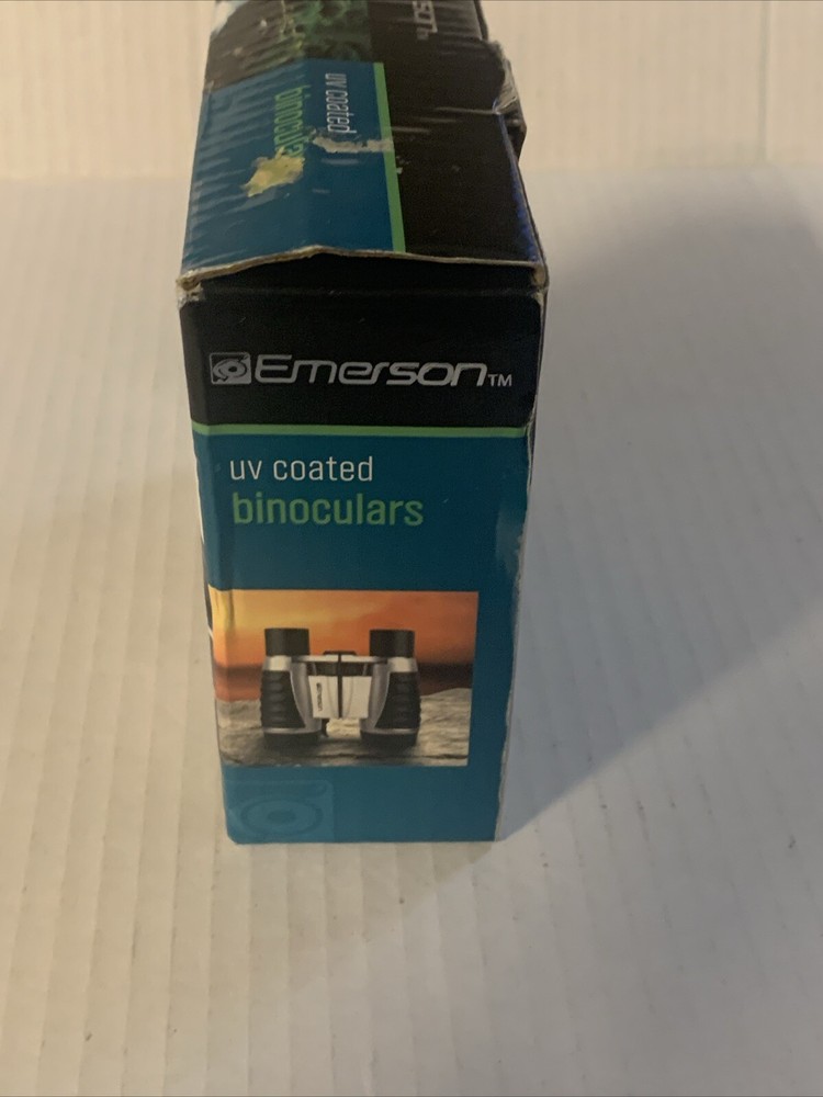 Emerson UV Coated Binoculars W/ Protective Carrying Pouch Ruby Colored Optics