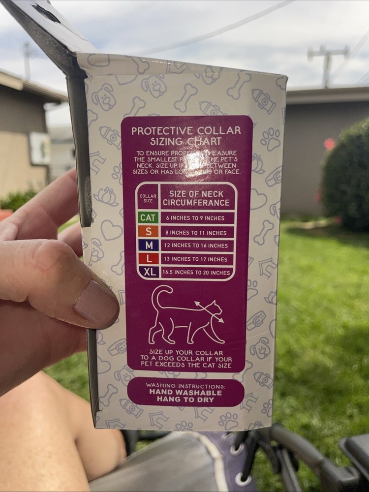 XS Cat Cone Calm Paws Behavior Support Pet Care Solutions Antilicking