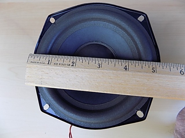 CA Cyber Acoustics 5-1/4" Micro Woofer 4 Ohm Replacement Speaker Shielded
