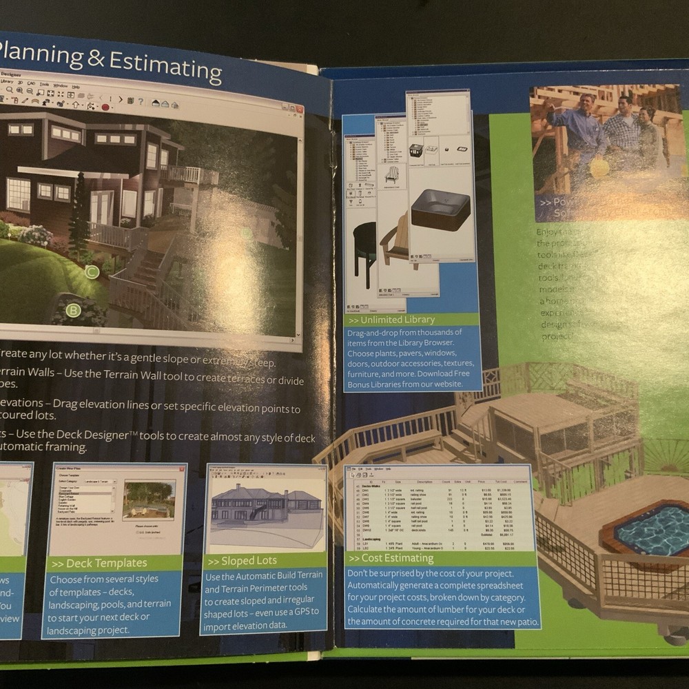 Chief Architect Landscaping & Deck Designer 9.0 Windows New In Box