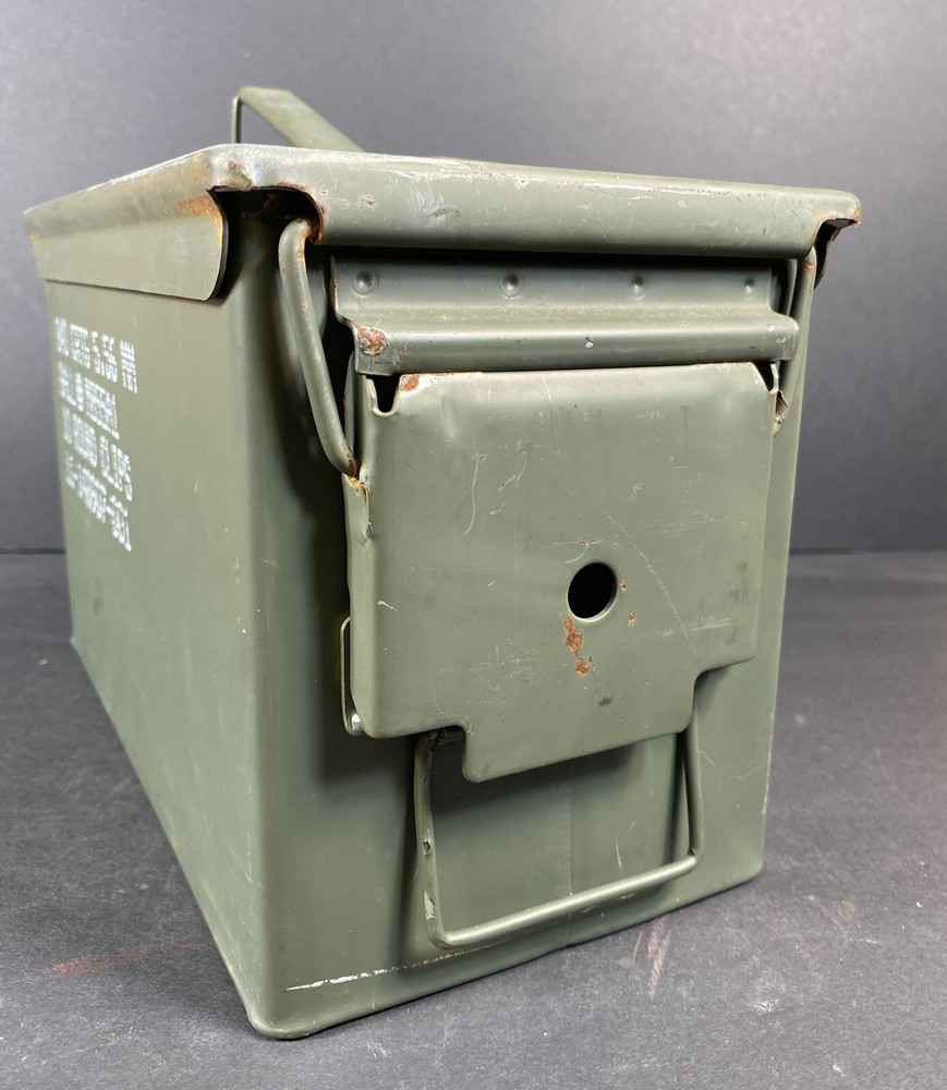 ARMY METAL AMMO BOX “empty”