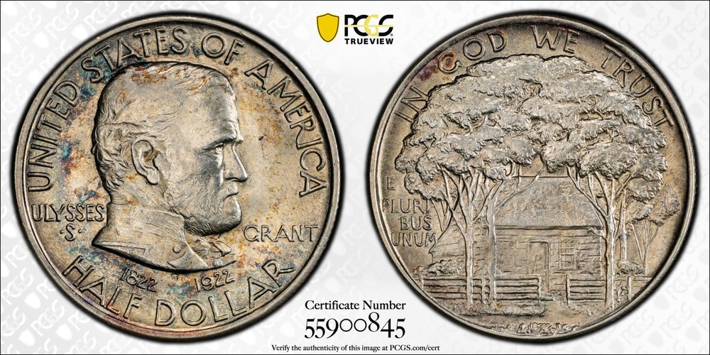 1922 Classic Commemorative Grant Memorial PCGS MS-65 Grant