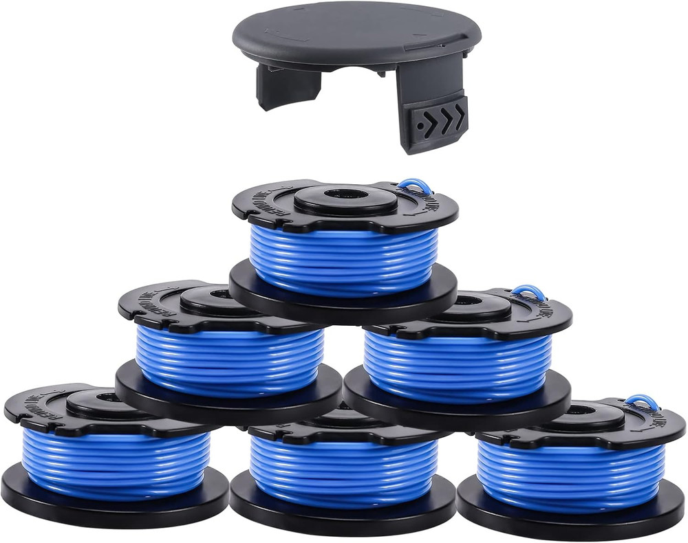 Weed Eater String 065 Inch 16Ft Single Line Replacement Spool Greenworks Trimmer