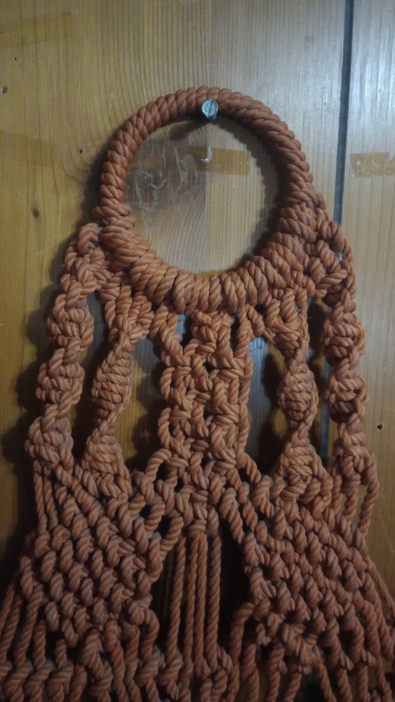 Vintage Macrame Shelf Terracotta