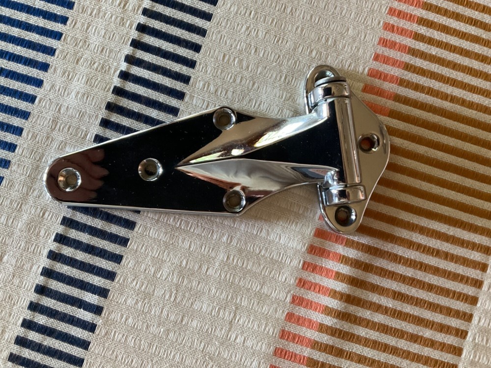 NOS Vintage Hinge by Kason Hardware Corp.,  No. 1070-174-54, Chrome
