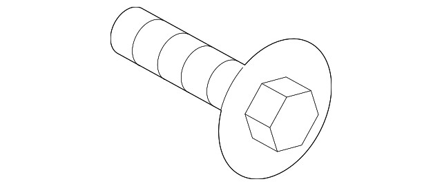 Genuine Volvo Axle Bolt 30670602