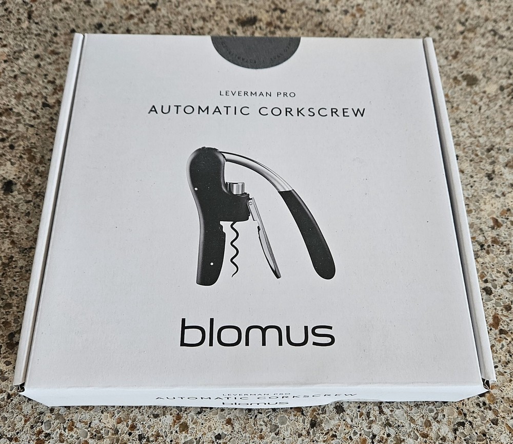 Blomus LEVERMAN PRO Automatic Corkscrew Black And Silver