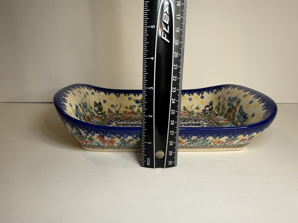 Polish Pottery Rectangular Baker Dish – Vena Ceramika UNIKAT – Hand Painted