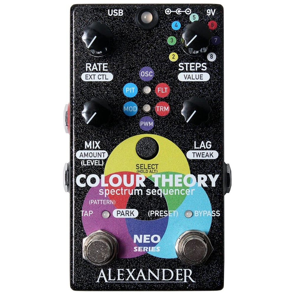 Alexander Pedals Step Sequencer & Multi-Modulation Colour Theory