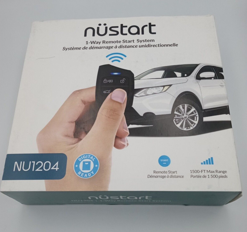 NEW Nustart 1-Way Remote Car Start System Bundle NU1204 Includes control module