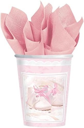 Tiny Blessing Pink Christening Tableware