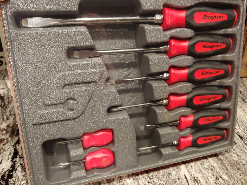 Snapon Tools 8pc Instinct Soft Grip Screwdriver Set - SEALED