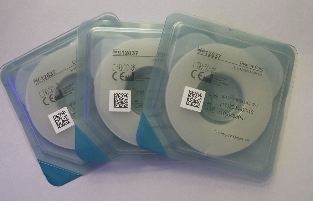 3 pcs Coloplast 12037 Brava Protective Seals New