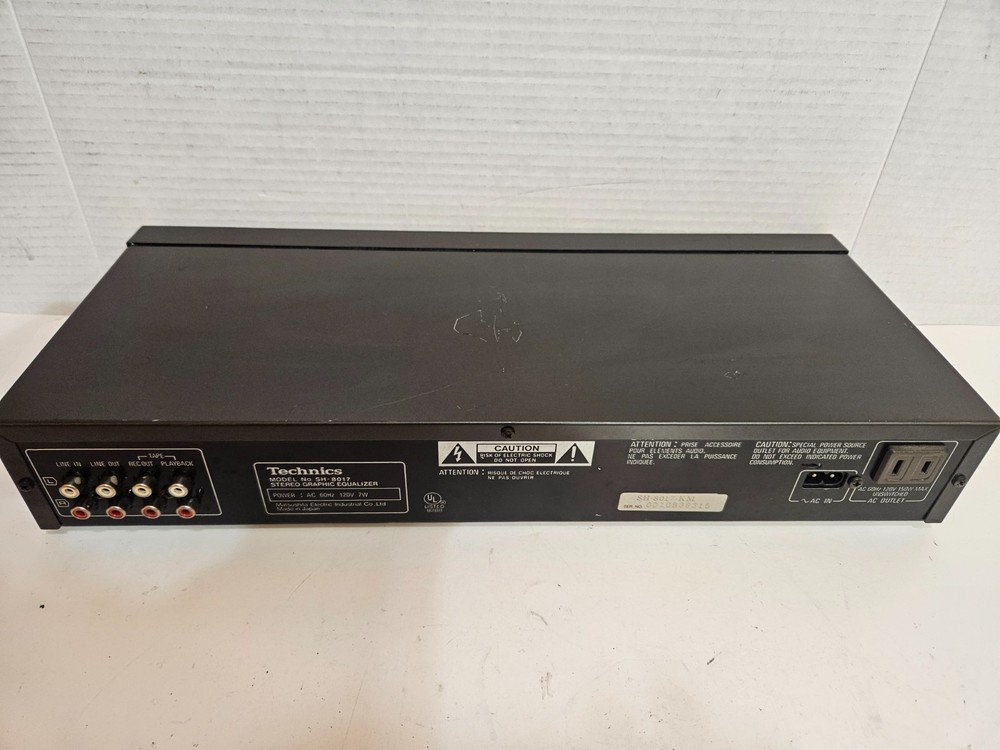 Technics SH-8017 7-Band Graphic Equalizer – Vintage Hi-Fi Tested