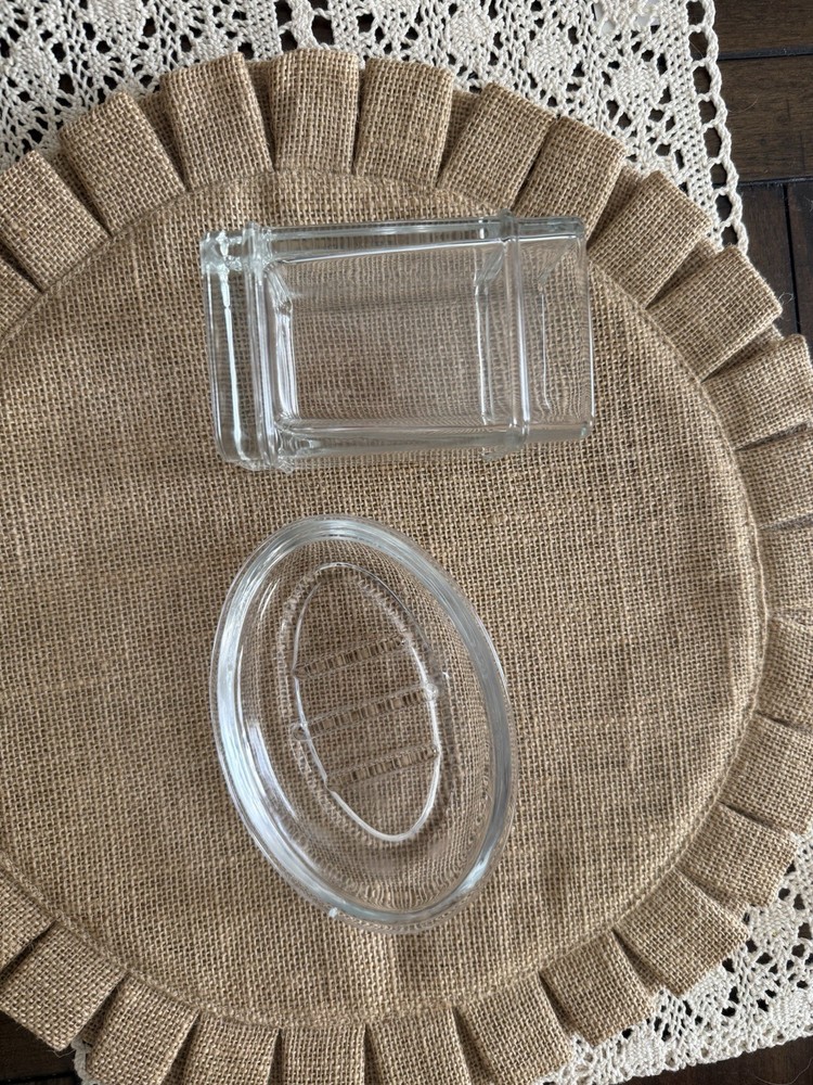 Clear glass Bathroom Set (2 Pieces)