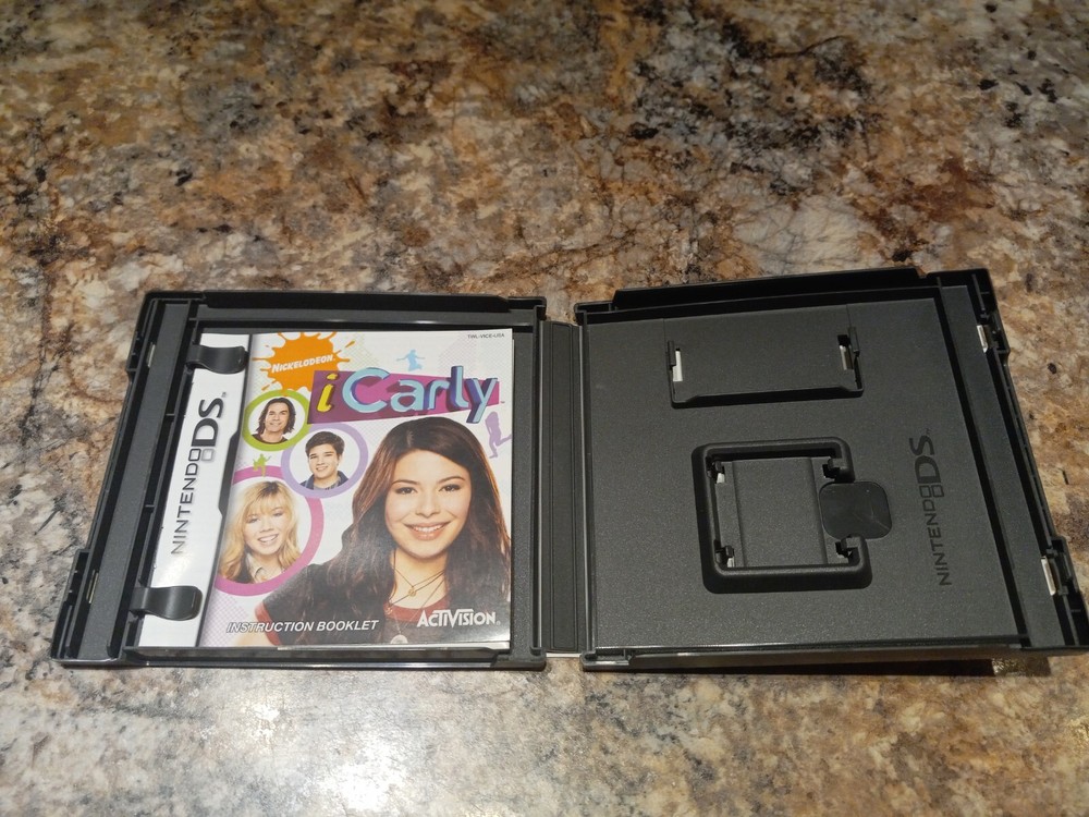 iCarly Nintendo DS Authentic Case / Box With Manual NO GAME