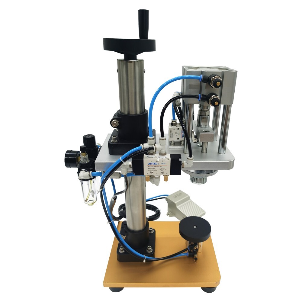 Pneumatic Perfume Bottle Sealing Machine Explosion Proof Type Diameter 0.59"