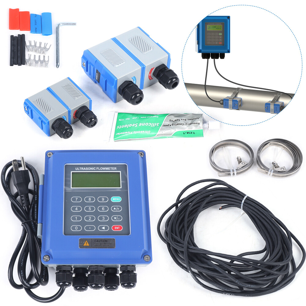 Ultrasonic Flow Meter Tuf-2000b Liquid Flowmeter Dn20-700mm Sensor Ip67 Water