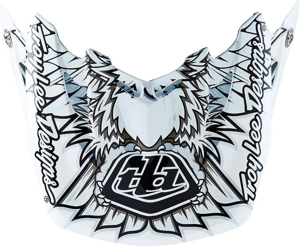 Troy Lee Designs TLD SE3 Helmet Replacement Visor Peak Flight White