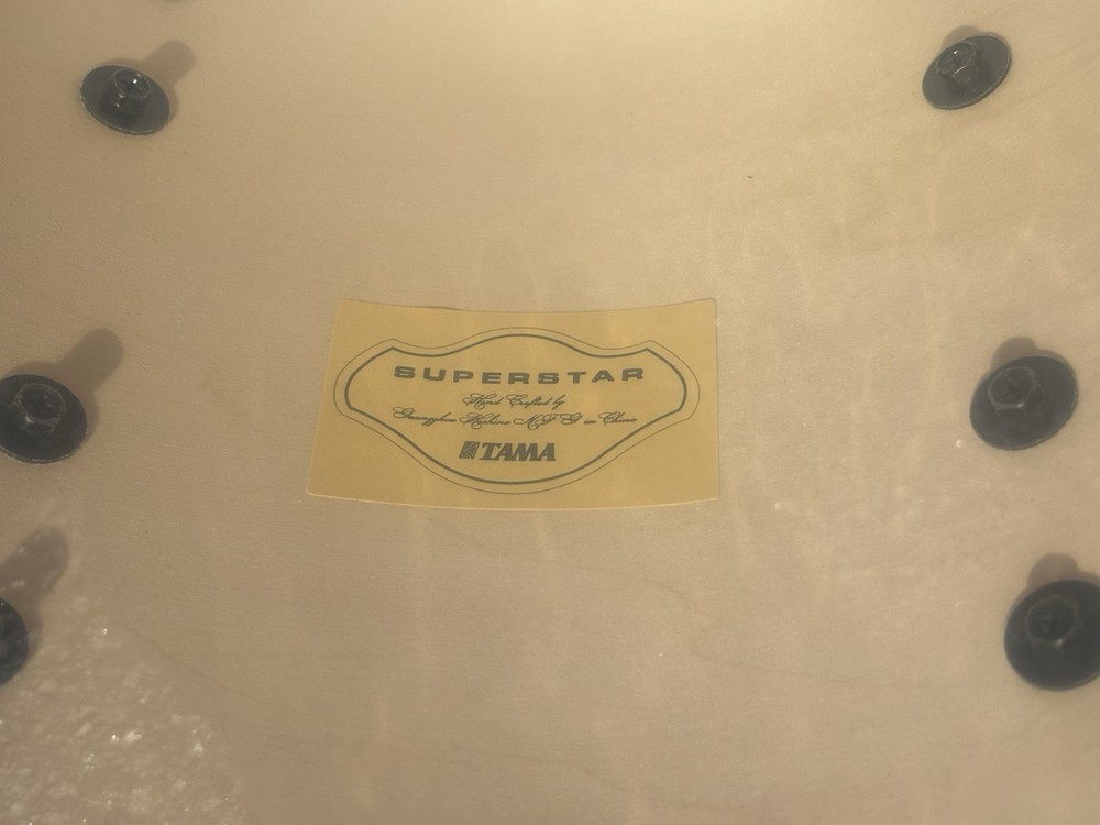 TAMA SUPERSTAR 12” White Rack Tom DRUM