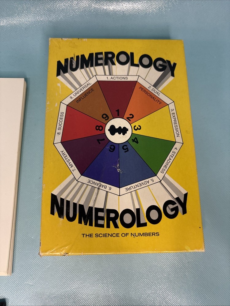 1973 Numerology Boxed Kit by Dynamic Design | Pythagoras Esoteric Metaphysics