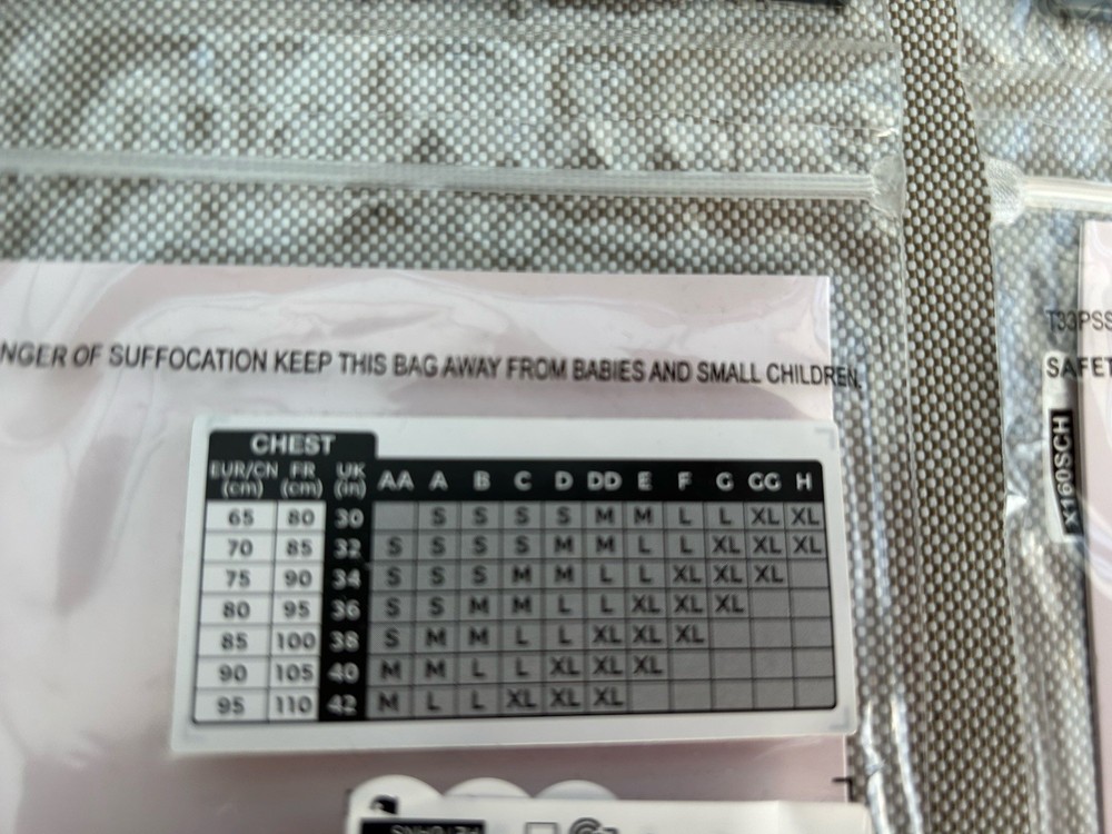Marks & Spencer M&S Post Surgery Bra Pocket White Small LEFT SIDE 2 x 2 Pack