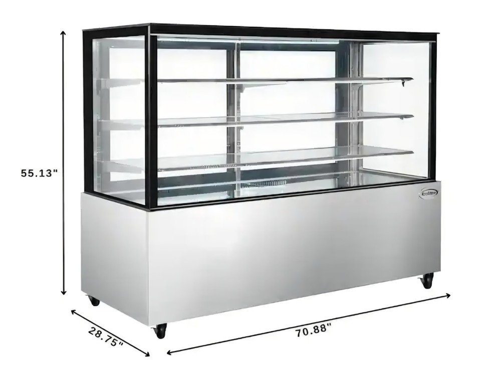 Koolmore RBD30C 71" Refrigerated Bakery Display Case