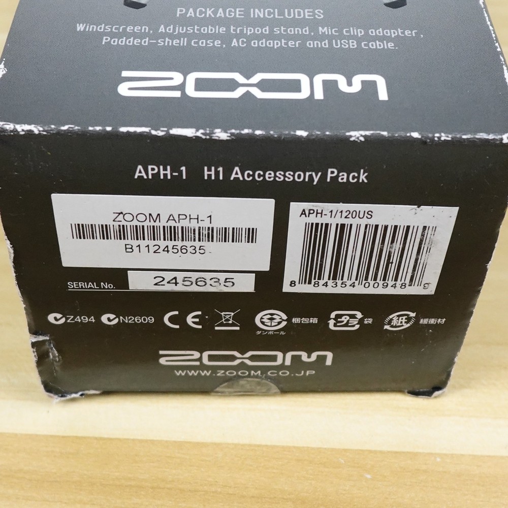 Zoom Handy Recorder H1 Portable With Accessory Pack and Memory Tested