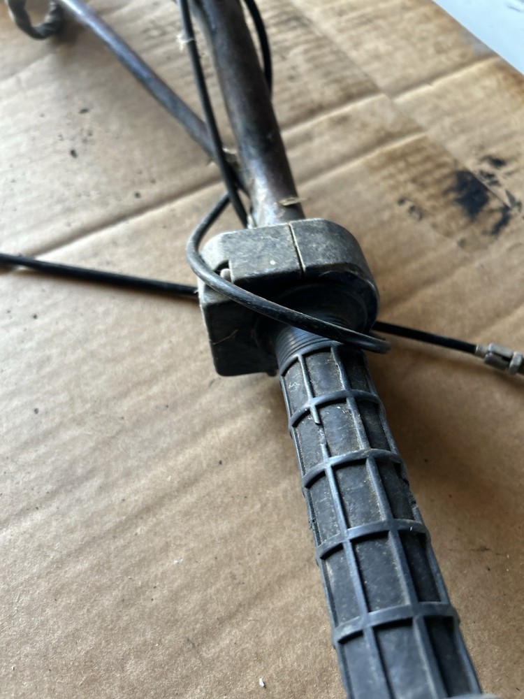 Suzuki Lt80 Handlebars And Switch Thumb Throttle Cable OEM Untested