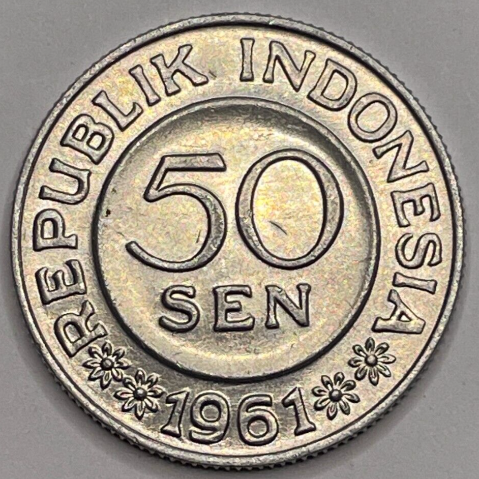 1961 INDONESIA 50 SEN KM#14
