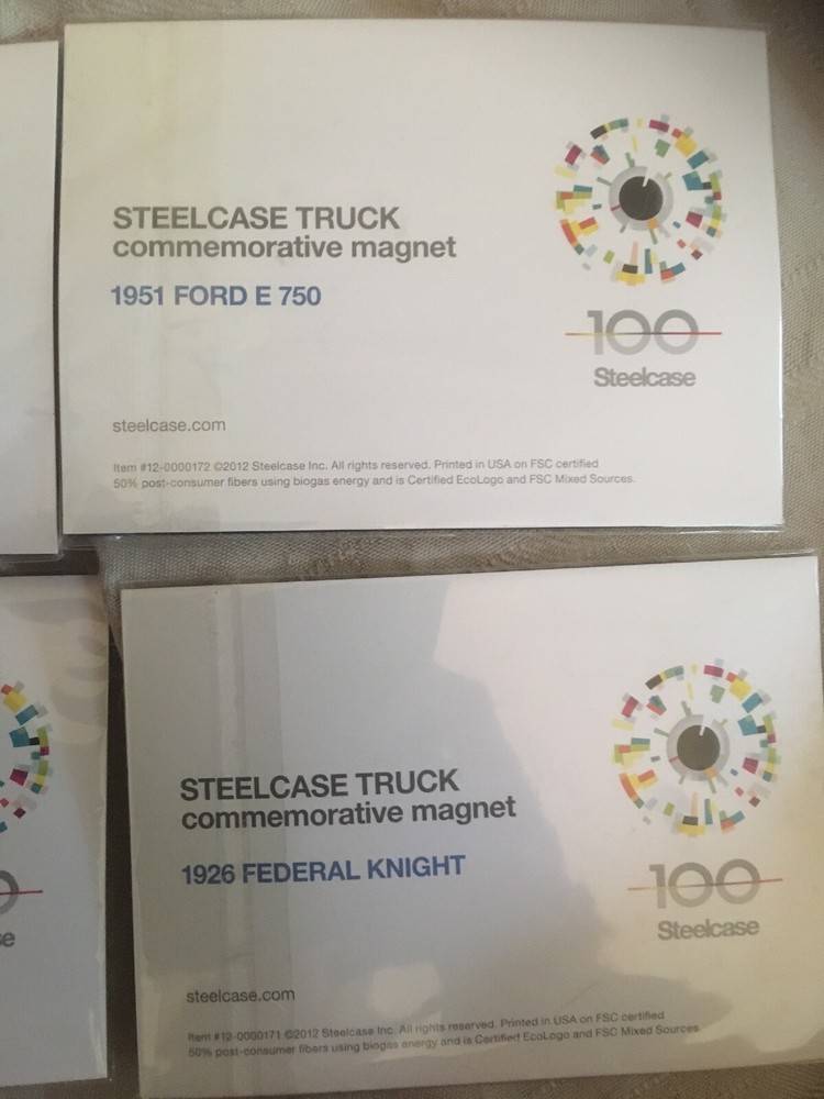 STEELCASE COMMEMORATIVE MAGNETS @ 4