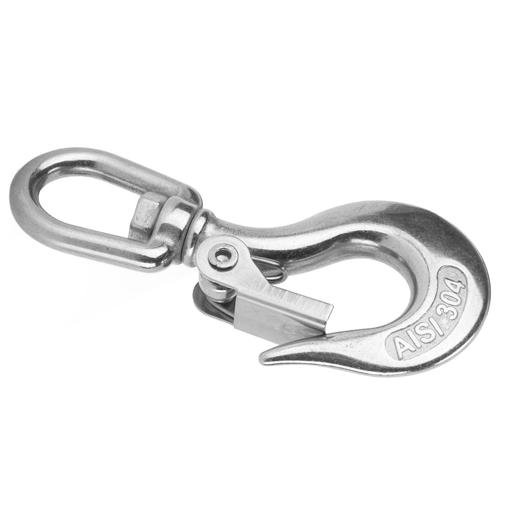 Swivels Eye Lifting Hook Stainless Steel Safety Lifting Hook For Engineering