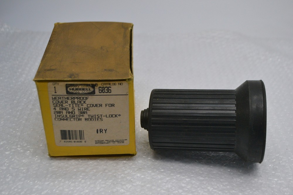 HUBBELL 6036 COVER BLACK NSMP